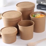 Disposable Kraft Paper Food Containers