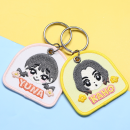 訂製異形刺繡鎖匙扣掛件