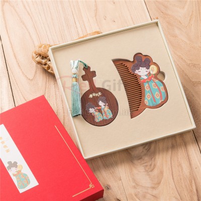 Wooden Comb Gift Box