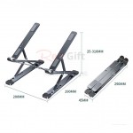 雙層增高型鋁合金筆記本支架