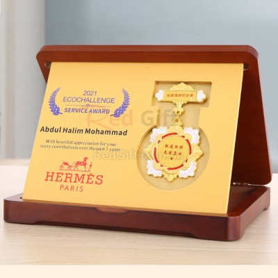 Foldable Wooden Medal