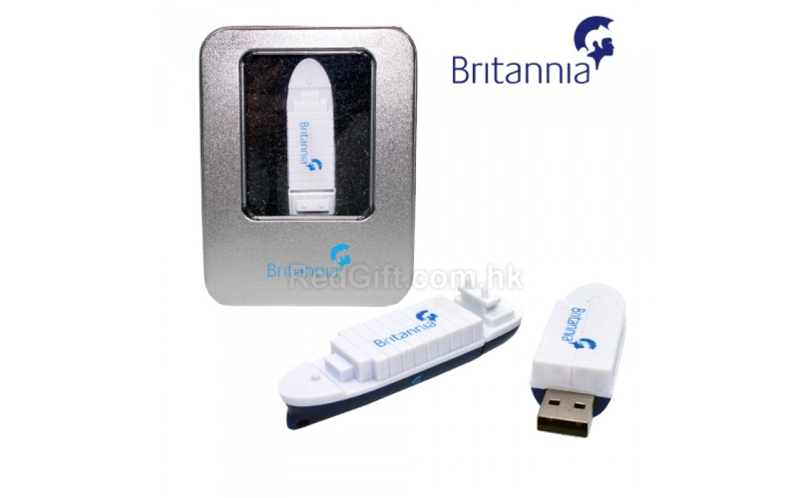 Ship-shape USB Flash Drive-The Britannia Steam Ship Insurance Association (Hong Kong) Limited
