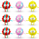 3D矽膠解壓瞪眼煤球捏捏樂