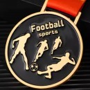 Football Metal Medal