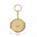 Customizable Folding Vanity Mirror Keychain