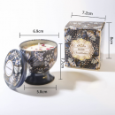 Goblet with dried flower scented candle (can be made into a gift box) Goblet with dried flower scented candle (can be made into a gift box)