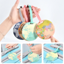 PVC circular luggage tag