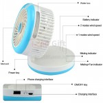 USB Mini Cooling Misting Fan