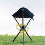 Rotatable Folding Stool for Outdoor Camping