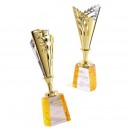 鏤空水晶金屬獎盃