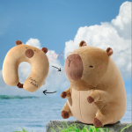 卡皮巴拉可變形兩用u型枕