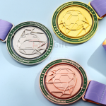Metal rotating medal