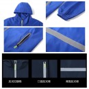 Windproof Waterproof Reflective Zip Windbreaker