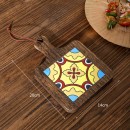 陶瓷實木杯墊隔熱墊 陶瓷實木杯墊隔熱墊