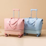 Large Capacity Wheeled Travel Luggage Storage Bag