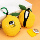 訂製燈芯絨折疊購物袋公仔