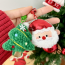 圣诞毛绒胸针/挂件