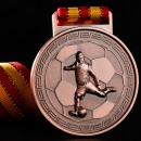 Football Metal Medal