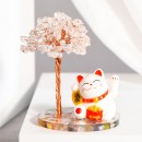 招財貓水晶樹