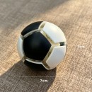 Football Stress Relief Ball-shaped Button Keychain