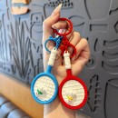 Badminton racket keychain pendant Badminton racket keychain pendant