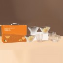 Luxury Glass Bowl + Cup Set Luxury Glass Bowl + Cup Set