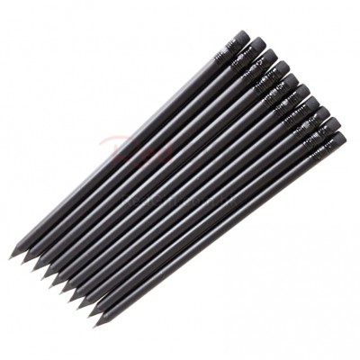All-Black Wooden Pencil