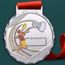 Badminton Metal Medal