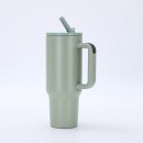 Stainless steel straw thermos cup Stainless steel straw thermos cup