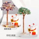 招財貓水晶樹