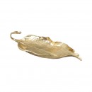 黃銅金葉子擺件