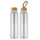 18.5OZ Nam-bamboo Lids PP Glass Bottle