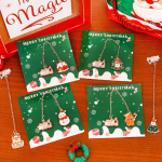 Christmas Metal Pendant Bookmark