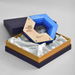 多層亞克力木質獎座