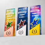 金银铜水晶奖座 金银铜水晶奖座