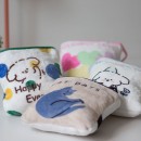 Digital printed handle pillow blanket Digital printed handle pillow blanket