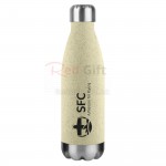 22OZ Stainless steel Bottle Cap and Bottom Bamboo Fiber PP Water Bottle