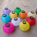 中式彩色燈籠（可訂做）