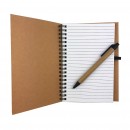 Fatino B6 Cork Notebook with Pen