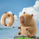 Capybara Transformable Dual-Use U-Shaped Pillow