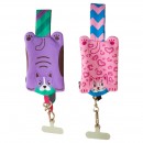 Wristband phone lanyard with storage bag