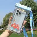 雙扣卡通氣囊手機防水袋