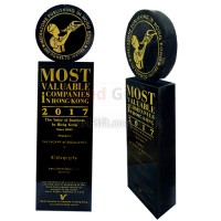 禮品紅訂制Mediazone水晶獎座