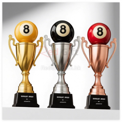 金屬檯球獎杯