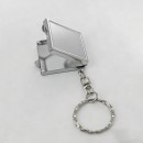 Customizable Folding Vanity Mirror Keychain