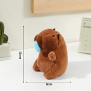 卡皮巴拉毛絨玩偶鑰匙扣