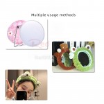 毛絨台式化妝鏡