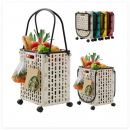 可折疊購物拉車