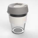 Silicone Glass Coffee Cup