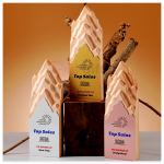 Creative Metal and Solid Wood Trophy